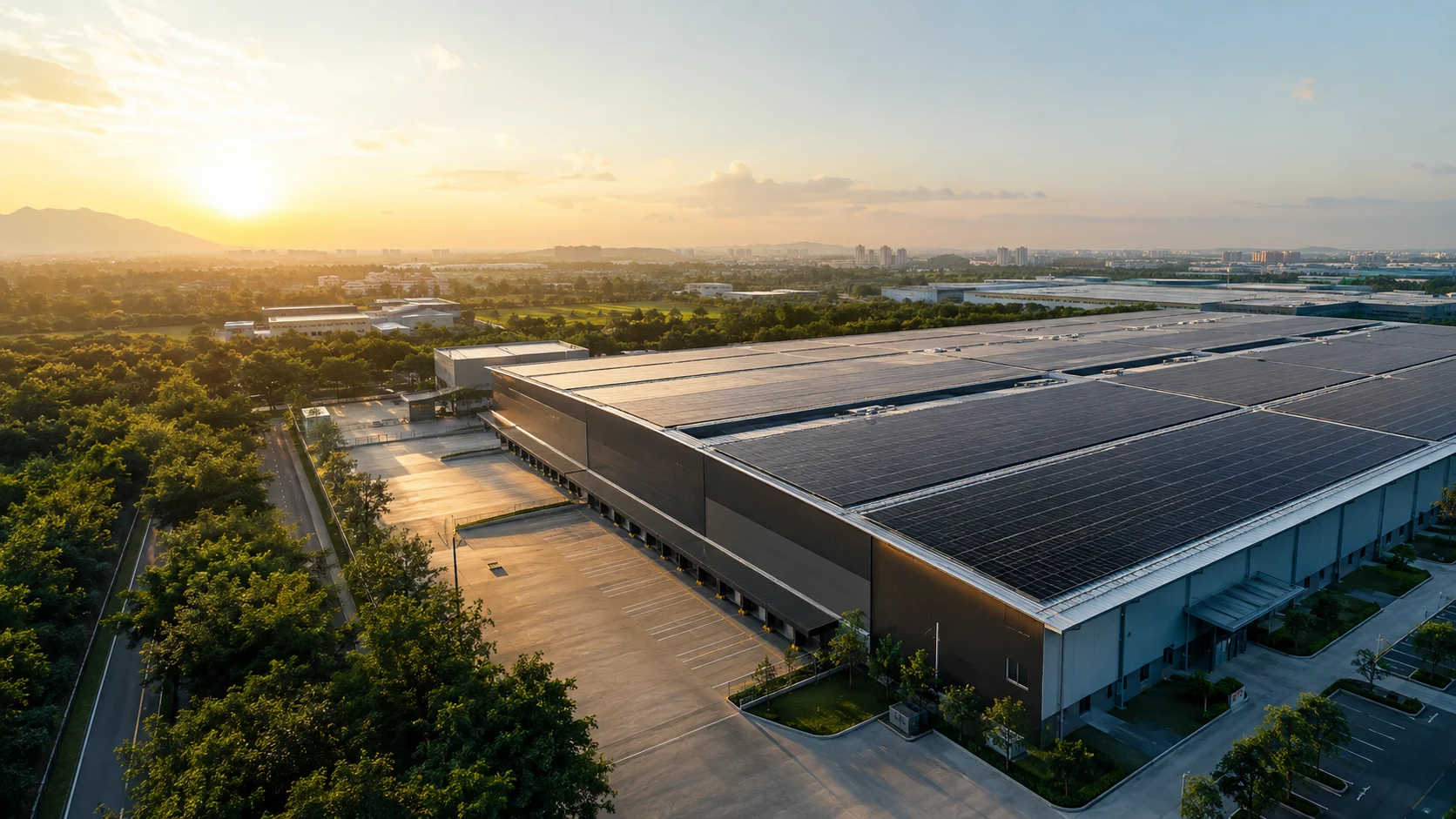 Illustrative solar installation